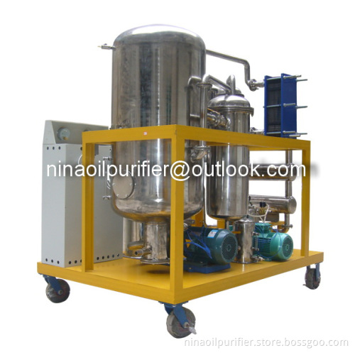 used oil recycling plant coconut oil refining cooking oil clean machine